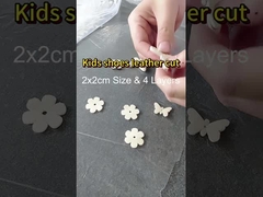 IBOONCUTTING 청소 부드러운 가장자리가 없는 어린이 신발 가죽 절단 기계