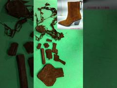 진짜 가죽 절단1