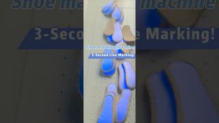 자동 깔창 마킹 기계 – 40,000개/일 | 빠르고 정확한 신발 깔창 인쇄