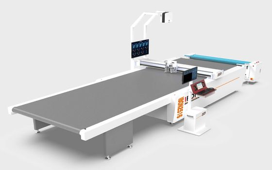 220V / 380V CNC 직물 절단 기계 천을 위한 자동 직물 절단 기계